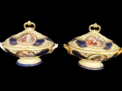 Pamono 19th Century Porcelain Tableware Service, Set of 108><noscript><img width=