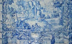 Best Pamono 18th Century Portuguese Azulejos Saint Antony