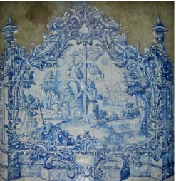 Best Pamono 18th Century Portuguese Azulejos Saint Antony