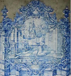 Pamono 18th Century Portuguese Azulejos Saint Antony> Architectural Elements