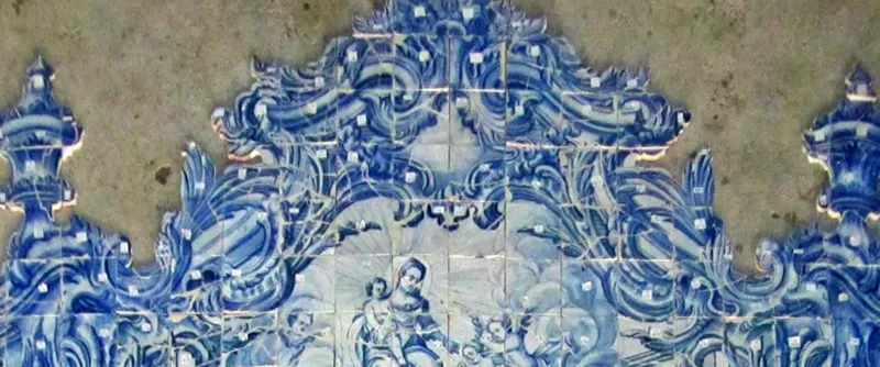 Pamono 18th Century Portuguese Azulejos Saint Antony> Architectural Elements