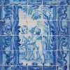Pamono 18th Century Portuguese Tiles Panel with Angels Decor