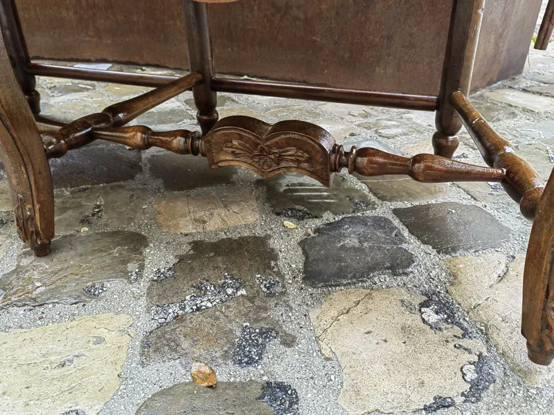 Outlet Pamono 19th Century Provencal 3-Seater Sofa in Walnut