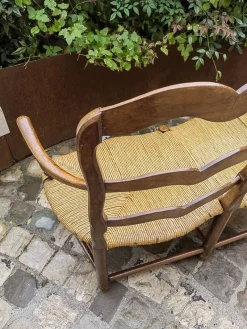 Outlet Pamono 19th Century Provencal 3-Seater Sofa in Walnut