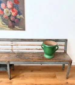 Discount Pamono 19th Century Provincial French Hall Bench