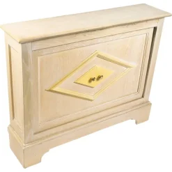 Pamono 20th Century Radiator Cover in Whitewashed and Painted Wood> Architectural Elements