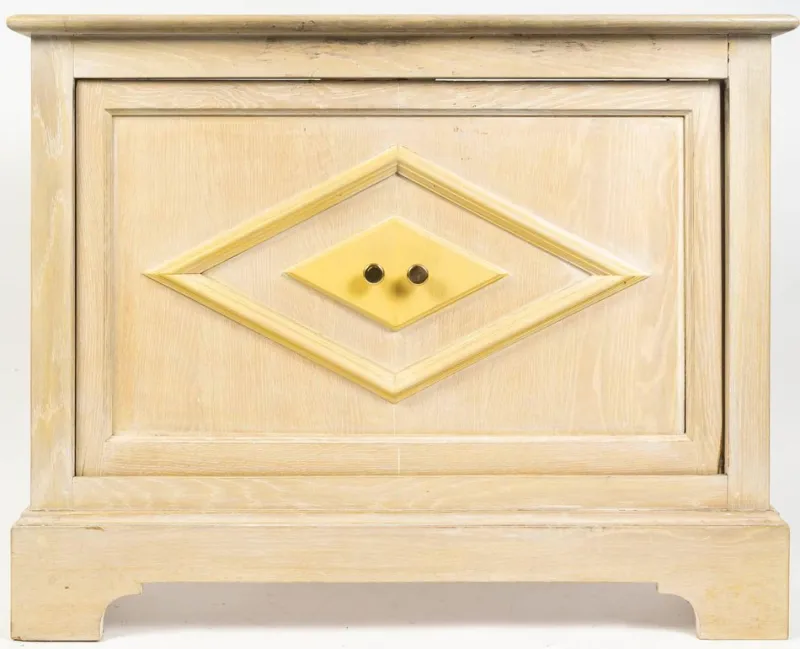 Pamono 20th Century Radiator Cover in Whitewashed and Painted Wood> Architectural Elements