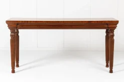 Pamono 19th Century Regency English Mahogany Serving Table> Console Tables