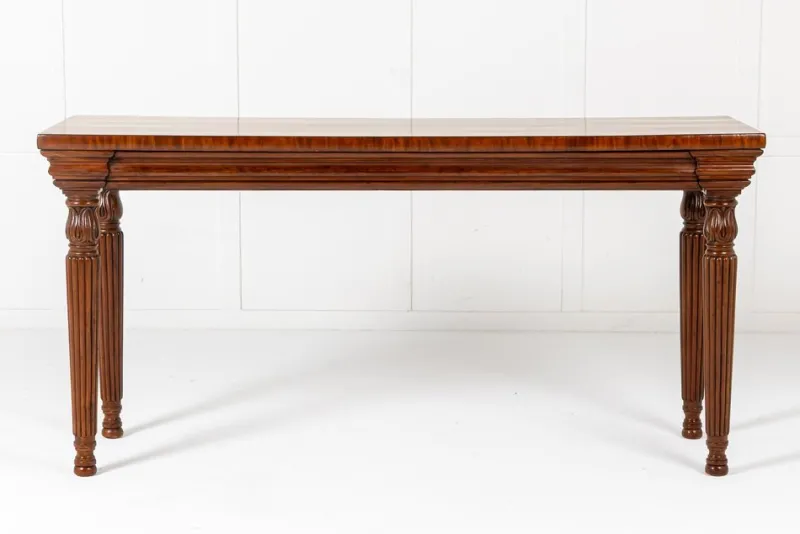 Pamono 19th Century Regency English Mahogany Serving Table> Console Tables