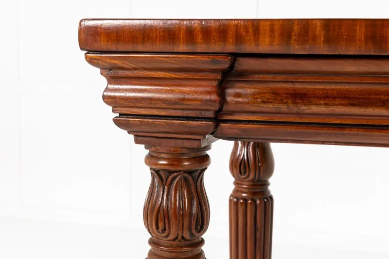 Pamono 19th Century Regency English Mahogany Serving Table> Console Tables