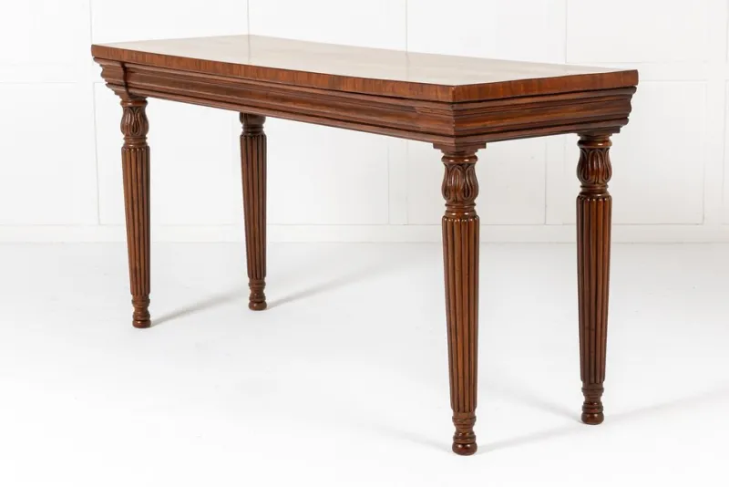 Pamono 19th Century Regency English Mahogany Serving Table> Console Tables