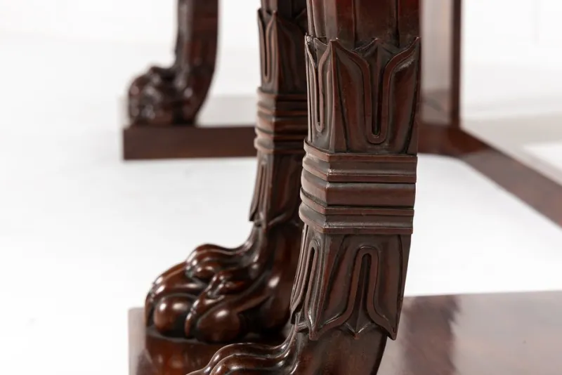 Pamono 19th Century Regency English Mahogany Serving Table> Console Tables