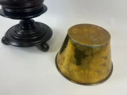 Discount Pamono 19th Century Regency Mahogany Ebonized Wooden Peat Bucket with Brass Lining