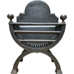 Best Pamono 19th Century Regency Style English Fire Grate in Polished Cast Iron