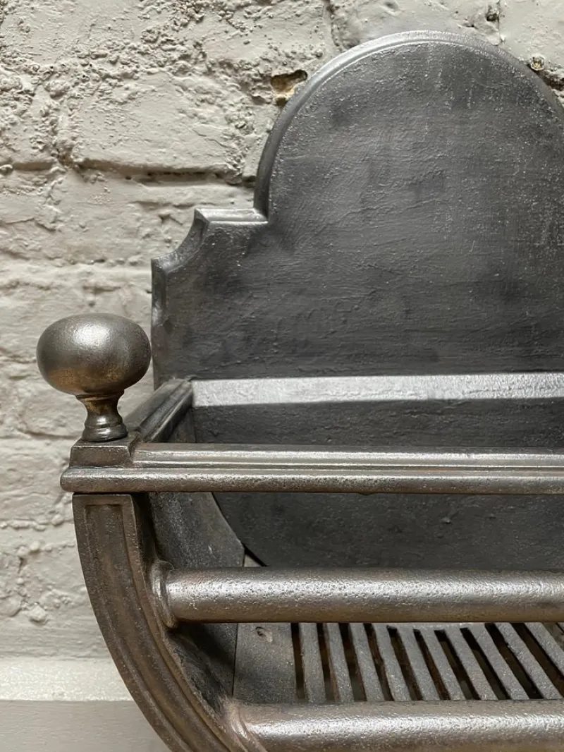 Best Pamono 19th Century Regency Style English Fire Grate in Polished Cast Iron