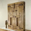 Pamono 18th Century Rustic Pine Wood Window> Architectural Elements