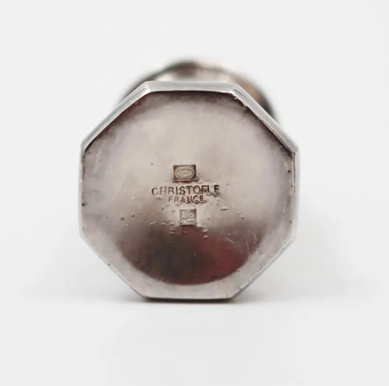 Clearance Pamono 20th Century Salt Shaker and Pepper Shaker from Christofle House, Set of 2