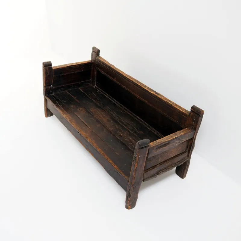 Pamono 18th Century Spanish Wooden Bench> Benches