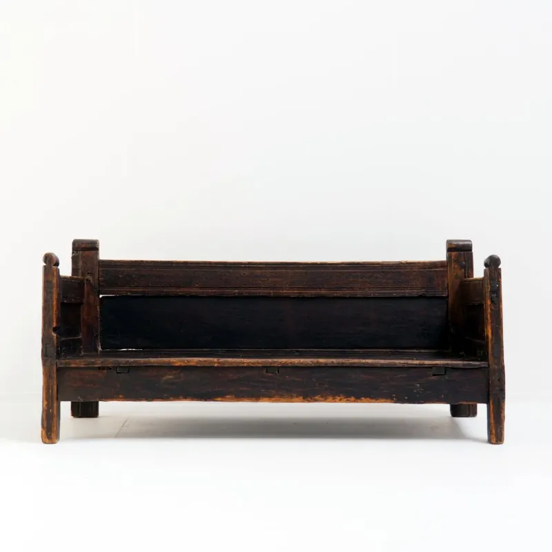 Pamono 18th Century Spanish Wooden Bench> Benches