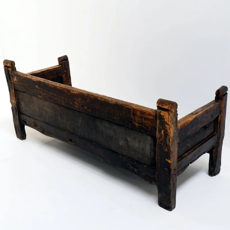 Pamono 18th Century Spanish Wooden Bench> Benches