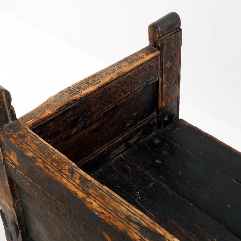 Pamono 18th Century Spanish Wooden Bench> Benches