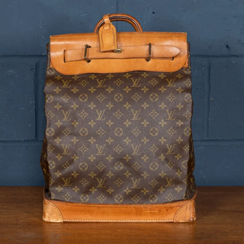 Discount Pamono 20th Century Steamer 35 Bag in Monogram Canvas from Louis Vuitton, France, 1980s