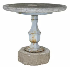 Clearance Pamono 19th Century Swedish Stone and Iron Garden Table, 1860s