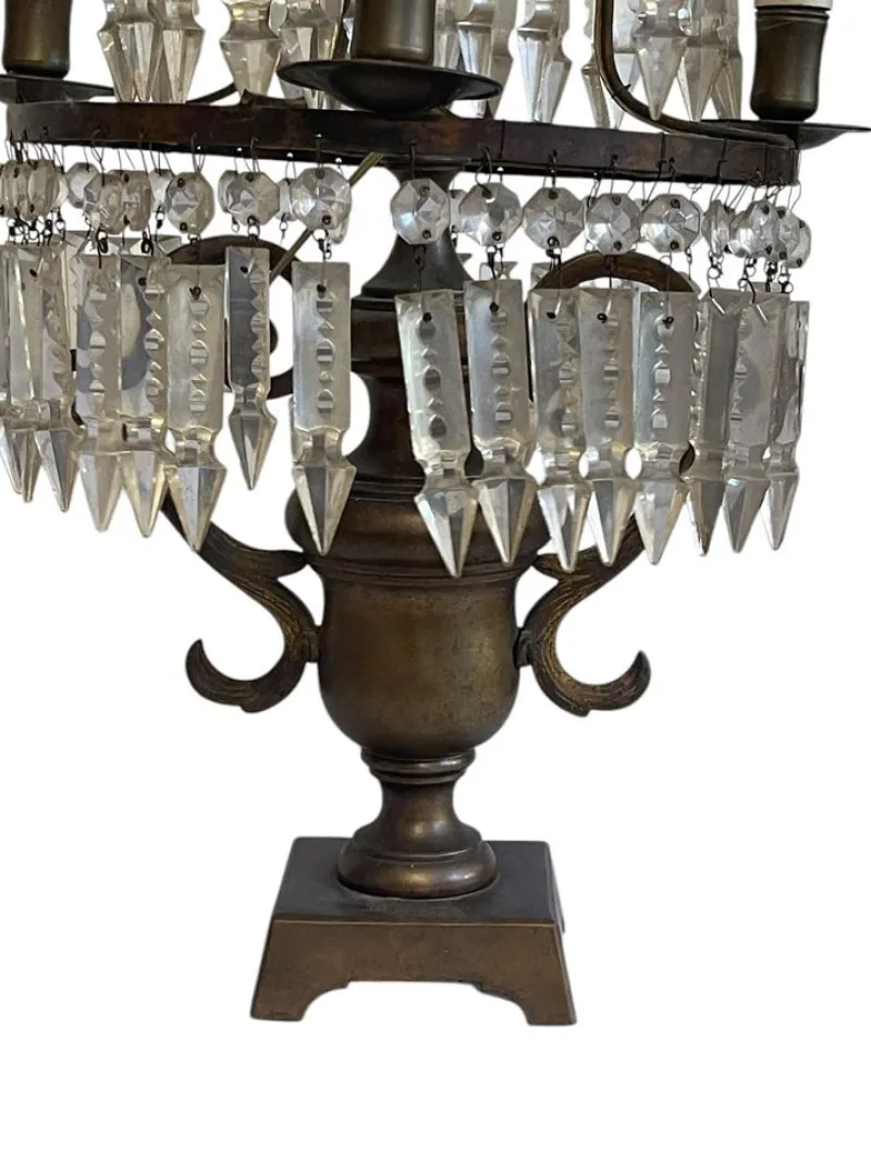 New Pamono 19th Century Table Lamp with Drop