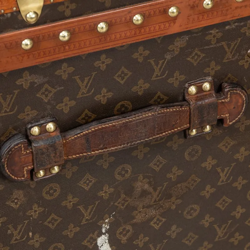 Clearance Pamono 20th Century Trunk in Monogram Canvas from Louis Vuitton, France, 1930s