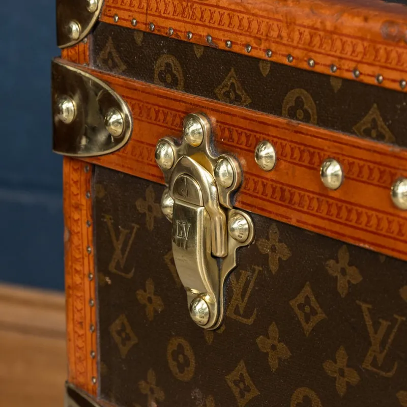 Clearance Pamono 20th Century Trunk in Monogram Canvas from Louis Vuitton, France, 1930s