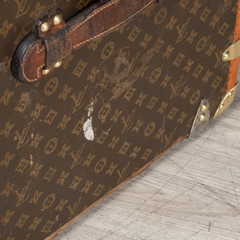 Clearance Pamono 20th Century Trunk in Monogram Canvas from Louis Vuitton, France, 1930s