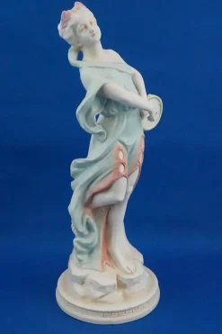 Online Pamono 20th Century Vestal Lady Sculpture in Biscuit Porcelain in the style of Royal Dux, Austria or Germany