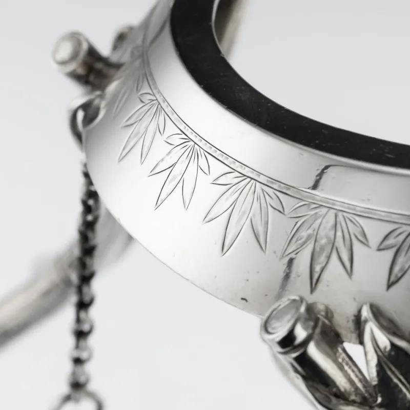 Hot Pamono 19th Century Victorian English Solid Silver Tea Set from Joseph, Albert, Horace & Ethelbert Savory, 1880s, Set of 6
