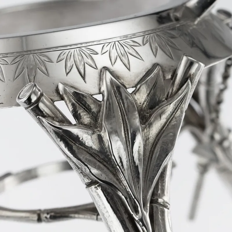 Hot Pamono 19th Century Victorian English Solid Silver Tea Set from Joseph, Albert, Horace & Ethelbert Savory, 1880s, Set of 6
