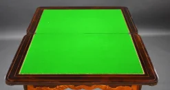 New Pamono 19th Century Victorian English Walnut & Marquetry Card Table
