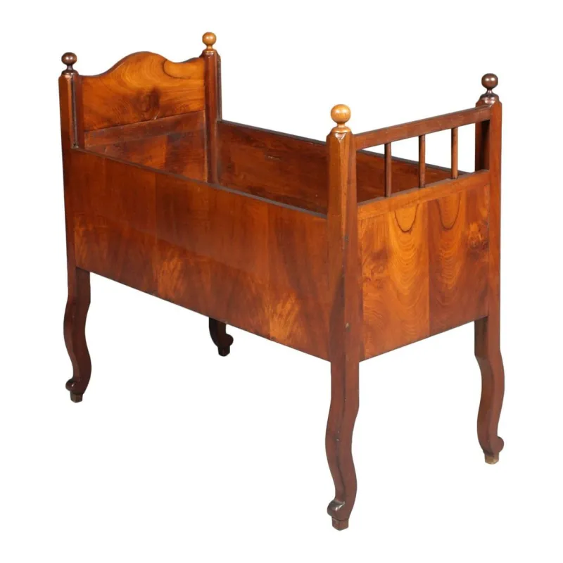 Pamono 19th Century Walnut Cradle> Children's Chairs