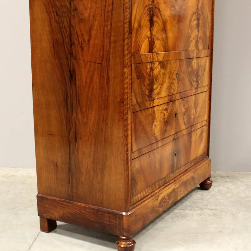 Pamono 19th Century Walnut Secretaire from Louis Philippe> Secretaires