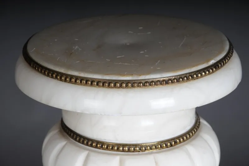 Clearance Pamono 20th Century White Marble Column