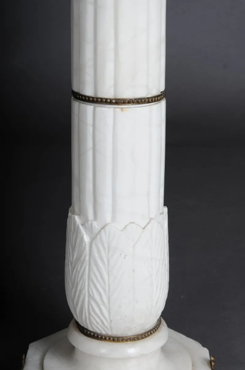 Clearance Pamono 20th Century White Marble Column
