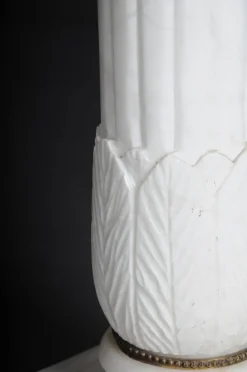 Clearance Pamono 20th Century White Marble Column