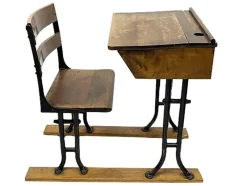Pamono 19th Century Wooden Children's School Desk> Children's Tables
