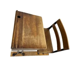 Pamono 19th Century Wooden Children's School Desk><noscript><img width=