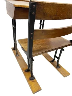 Pamono 19th Century Wooden Children's School Desk><noscript><img width=