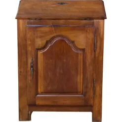 Outlet Pamono 19th Century Wooden Secretary Rustic with Flap