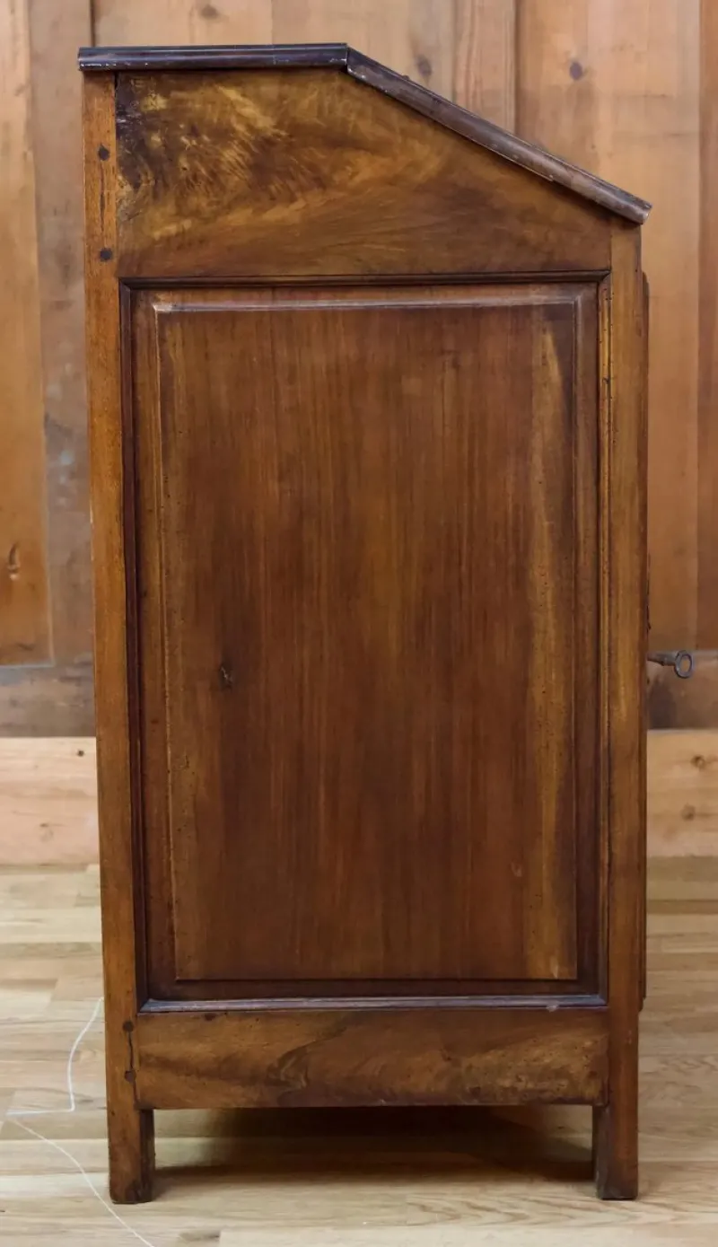 Outlet Pamono 19th Century Wooden Secretary Rustic with Flap