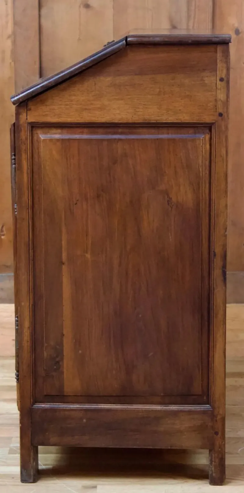 Outlet Pamono 19th Century Wooden Secretary Rustic with Flap