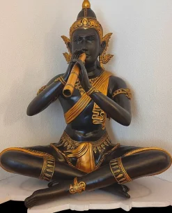 Clearance Pamono Thai Artist, Phra Aphai Mani, 1920s-1940s, Bronze