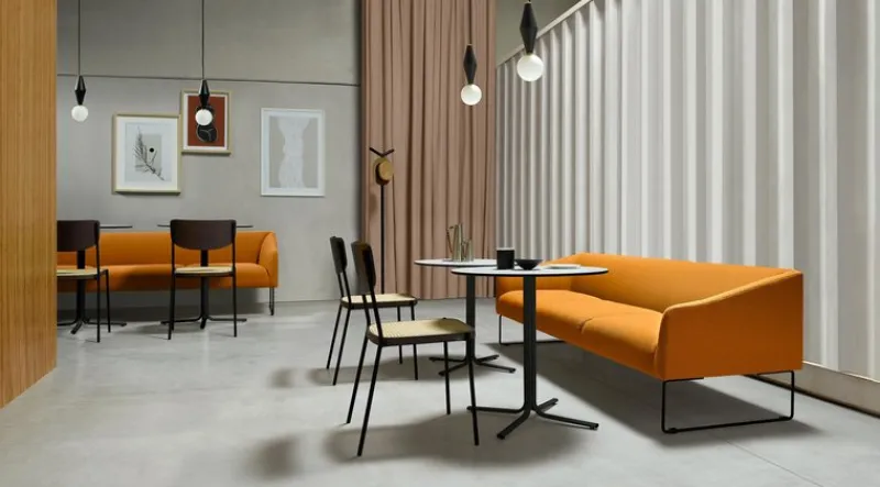 Clearance Pamono Thank Lounge Chair in Chromed Metal and Upholstery with Armrests by Quinti Sedute