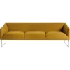 Pamono Thank Three-Seater Sofa in Chromed Metal and Upholstery by Quinti Sedute