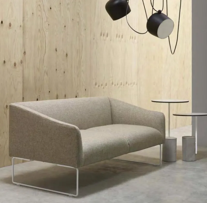 Pamono Thank Three-Seater Sofa in Chromed Metal and Upholstery by Quinti Sedute